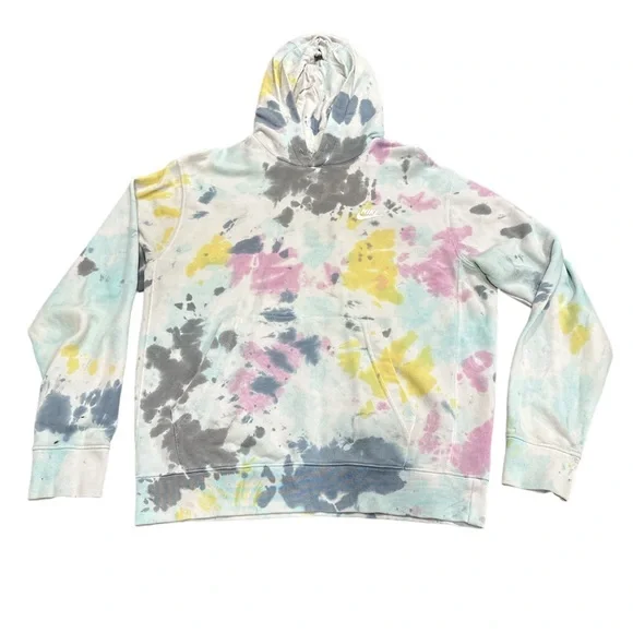Nike Shirts Nike Hoodie Mens Medium Paint Splatter Colorful